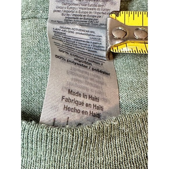 Outer Banks North Carolina Graphic T-Shirt Short Sleeves Green Preowned Gildan L - Picture 5 of 7